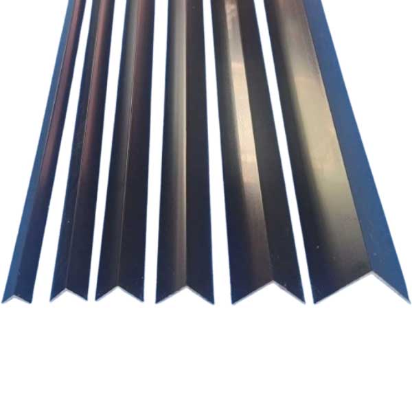 1m Corner Trim Black Plastic Angle Rigid Cover 90 Degree Strip 