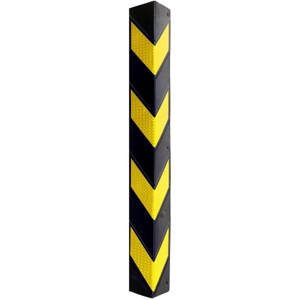 Chevron Pattern Black & Yellow  Rubber Corner Guards