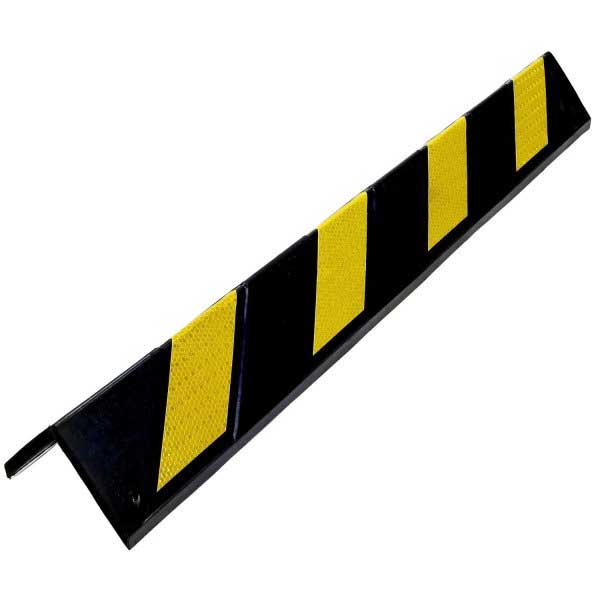 Chevron Pattern Black & Yellow  Rubber Corner Guards