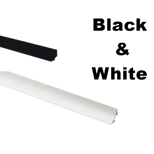 Durable PVC Plastic 2.44m Long Scotia Trim 