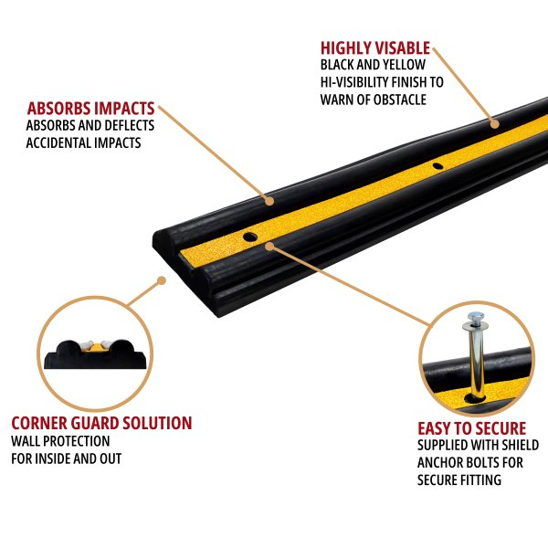 Durable Rubber Wall Protection High Quality Strip Edge Protection