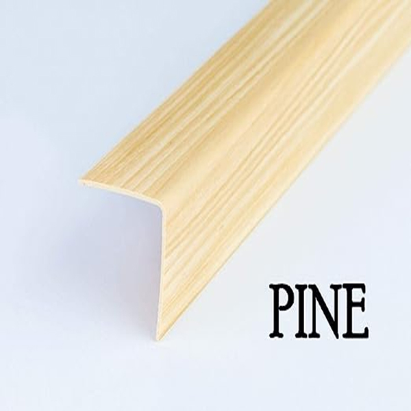 Plastic PVC Wood Effect Corner 90 Degree Angle Trim Edge Protector 
