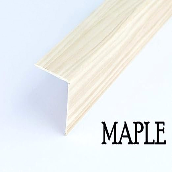 Plastic PVC Wood Effect Corner 90 Degree Angle Trim Edge Protector 