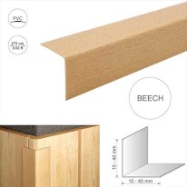 Plastic Pvc Wood Effect 90 Degree Angle Trim Corner Protector