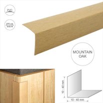 Plastic Pvc Wood Effect 90 Degree Angle Trim Corner Protector