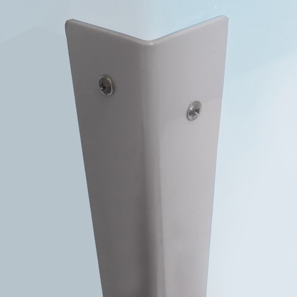 UPVC White Corner Wall Protector with 50 mm return legs